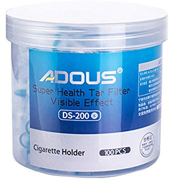 Angzhili 100Pcs Efficient Disposable Cigarette Filters for Smokers,Reduces Tar Tobacco Filter Tip Mouthpiece