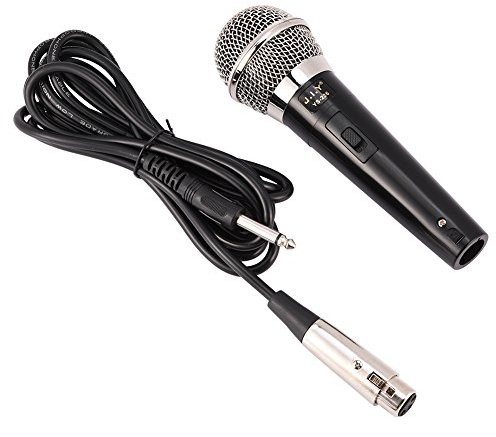 Micrófono de Karaoke, micrófono de Voz dinámico para Altavoz, micrófono dinámico de Mano Profesional con Cable Voz Clara para interpretación de música Vocal de Karaoke