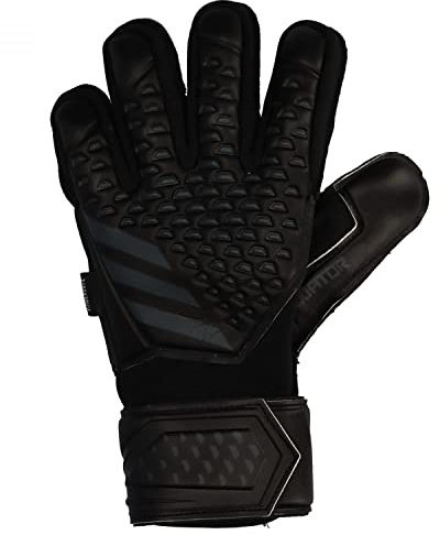 adidas Unisex Goalkeeper Gloves (Fingerschme) Pred Gl MTC Fs, Black/White/Team Shock Pink, HN3340, Size 9