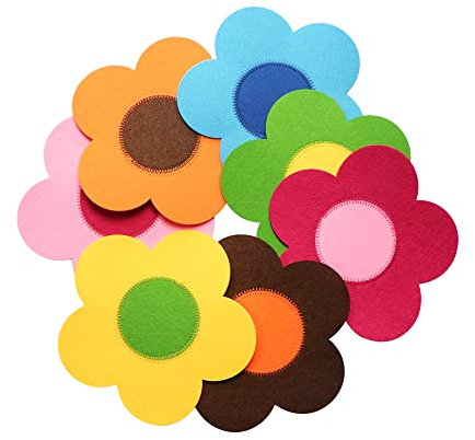 Protector Cacerolas Protege Sartenes Fieltro Separador - 7 Piezas 25 cm Salvamanteles Tela, para Cacerolas, Sostenedor Pote Estera Antideslizante, Proteger y Separar Evitar Arañazos Utensilios