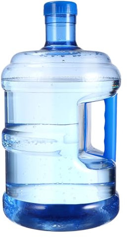 FAVOMOTO Flasche Mineralwasser Wasserkrug 7,5 L Mineralwasserflasche Tragbarer Wassereimer 7,5L Liter,5 L Liter Blaue Mineralwasser, Liter Krug