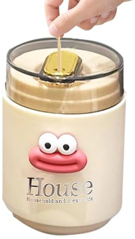 Tuxxjzm Distributeur de -dents, distributeur de -dents amusant en forme de bouche – Conteneur créatif mignon et hygiénique pour -dents