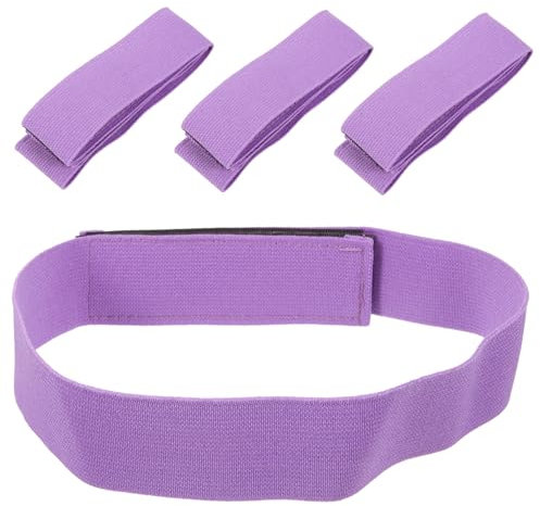 YARNOW 4stücke Elastische Perücken Bänder Für Kopfumfang Atmungsaktives Band Zum Befestigen Von Perückenrändern Elastisches Band Für Perücken Perückenzubehör Befestigungsband Ohne Kleber