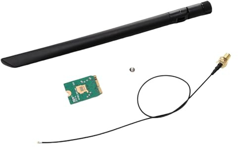 Denash Tarjeta Inalámbrica WiFi 6E, 4200Mbps Tri Band 2.4GHz 5GHz 6GHz Adaptador de Red para Laptop con BT5.2 para 10 11, Soporte de OpenWrt, Cifrado WPA3