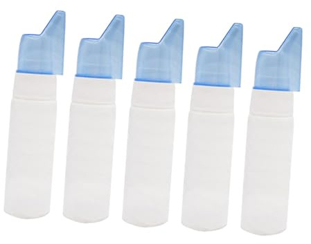 PENIKOKO 5piezas Botellas de Pulverizador Nasal Vacías Contenedores Nasales para Viajes Botellas de Líquido Vacías para Solución Salina