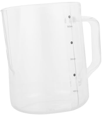 Recipiente Medidor de Vidrio Transparente 350ml y 500ml