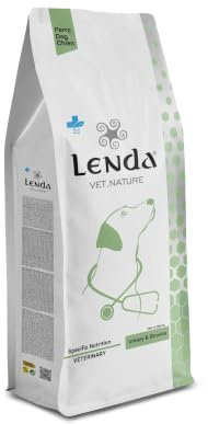 Lenda Vet Nature Urinary & Struvite 2Kg - Pienso Veterinario para Perros Adultos de Todas Las Razas con Problemas en el Tracto Urinario - Pienso Natural para Disolver Calculos de Estruvita