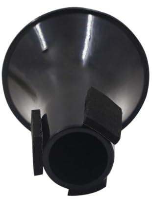 Mini Trumpet Practice Mute for Beginners ABS Black | Softens Sound, Reduces Volume, Easy to Disassemble, Suitable for Practice outside Occasions