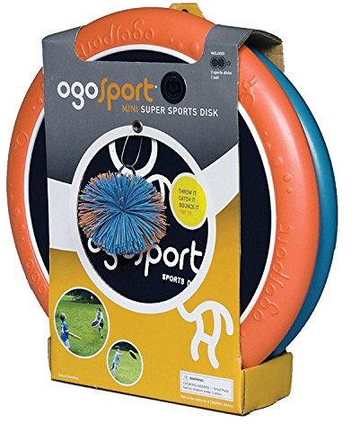 Schildkröt® Ogo Sport Set, 2 Ogo Softdiscs Ø29cm, 1 Ball, Standardgrösse, der beliebte Spiel-Klassiker, 970090, blau/orange
