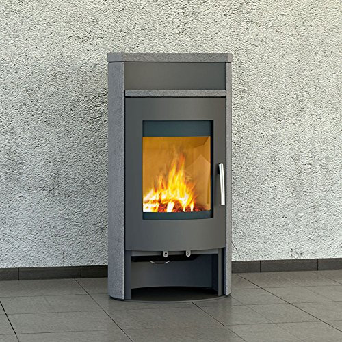 Königshütte Stufa Auriga (5 kW) rivestimento in pietra naturale