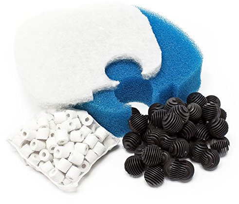 Ersatzteil für SunSun HW-302 Aquarium Außenfilter Filtermedien komplett