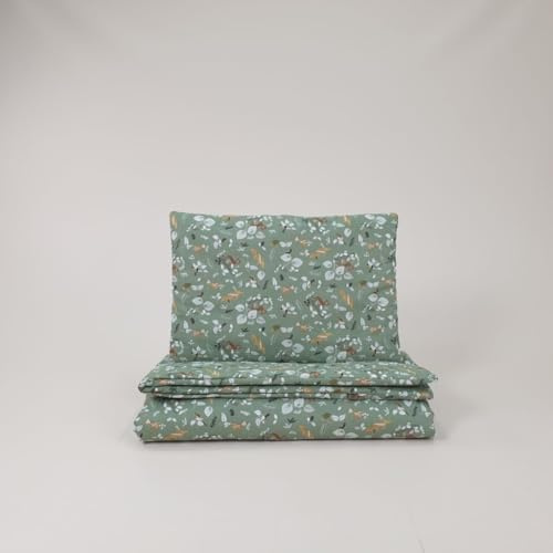WEICH & Sanft ! SET BLAU Kinder Baby Bettdecke 100 x 140 cm & Kissen 40 x 60 cm