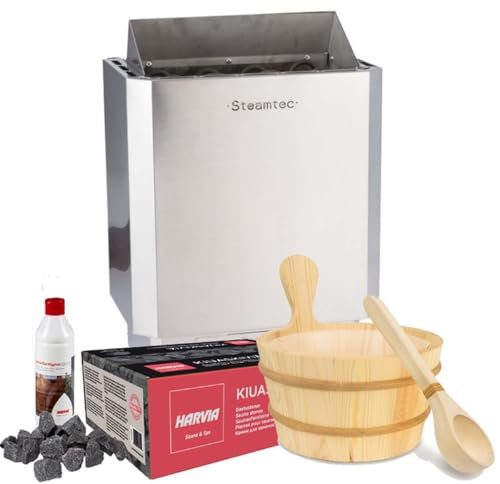 9kw di Sauna con Accessori Pack