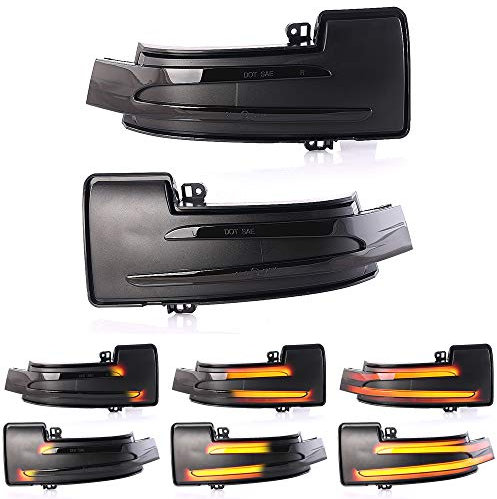 VINSTAR 2 x LED Blinker Spiegelblinker Blinkleuchte Dynamische Laufblinker Seitenblinker V-170230