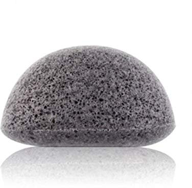 KONJAC KIREI PARIS- Spugna Konjak ecologico naturale, esfoliantei scrub viso i corpo per uomini i donne, marca francese altissima qualità (Argilla verde francese) (Carbone vegetale)