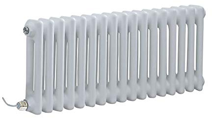 MILANO 600W White Cast Iron Style 2 Column Electric Radiator 300 x 785mm