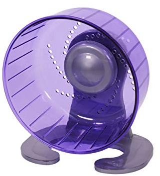 Rosewood Pico - Ruota per criceti con Supporto, Colore: Viola