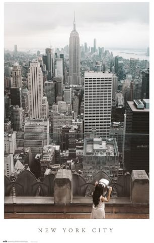 Grupo Erik: Poster New York City Views | Da Parete, 61x91,5cm, Carta Lucida | Incorniciabile, Decorazione Casa | Camera Da Letto, NYC, USA