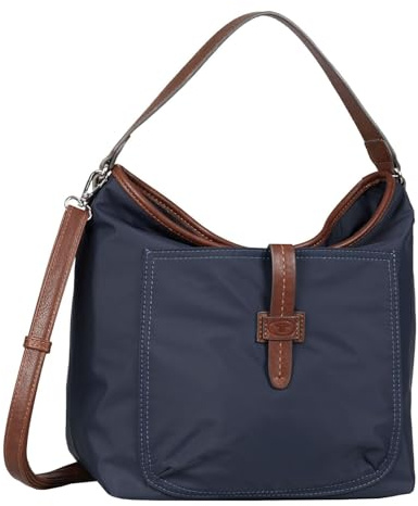 TOM TAILOR Reva Damen Hobo Bag Schultertasche Mittelgroß Blau