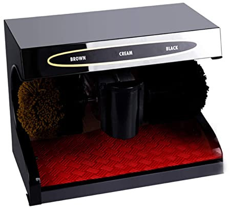 Lucidascarpe a induzione automatica, macchina per occasioni pubbliche applicata a lucidascarpe elettrica hall dell'hotel lucidascarpe per la casa spazzola per scarpe elettrica macchina per scarpe (A)