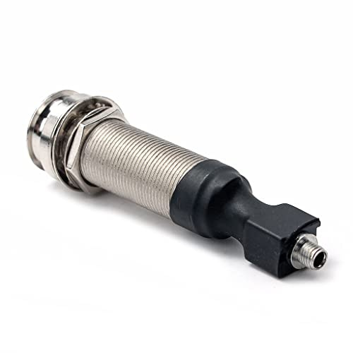 Alnicov 1/4 (6,35 mm) Ausgang 4 mm Eingang Endpin Jack, Piezo Pickup Jack Eingebauter Rod Piezo Pickup für Akustikgitarre