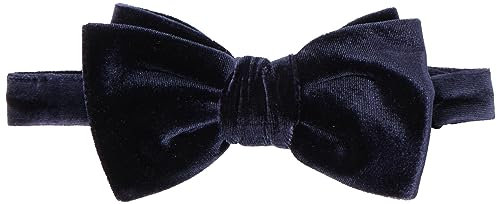 HUGO Herren Velvet Bow Tie, Dark Blue405, Einheitsgröße EU
