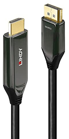 LINDY Active DisplayPort 1.4 auf HDMI 8K60 Kabel, 2 m