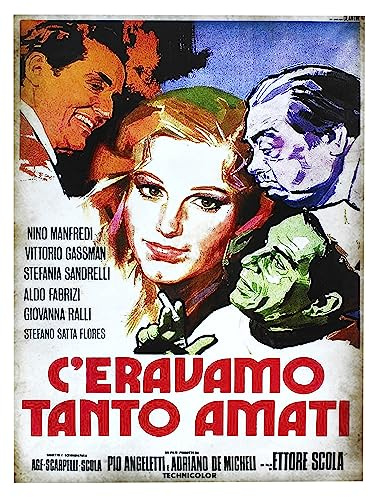 KUSTOM ART Poster da Parete Serie Locandine Film Famosi (C'eravamo Tanto Amati) Senza Cornice. Stampa Artistica su Carta Patinata 40x30 cm