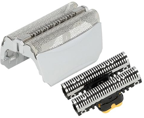 vhbw Set de têtes de rasoir électrique compatible avec Braun 8385 | 8581, 8588, 8583, 8585, 8590, grille + couteaux, argenté