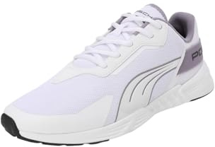 Puma Unisex Adults PL TIBURION Logo Turbo Sneaker, Puma White-Pale Plum, 40.5 EU