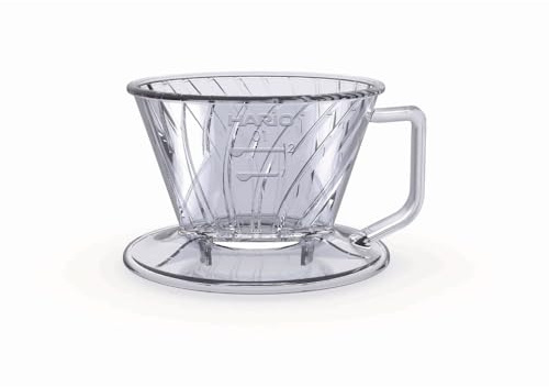Hario Pegasus Flat Bottom Dripper, Size 01, Clear
