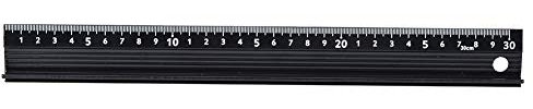 Règle de Coupe de Type L, Outil de Mesure de Règle de Coupe en Aluminium, Outil de Mesure de Règle de Coupe Droite avec Trou de Suspension pour la Mesure de Coupe (Type L 30cm)