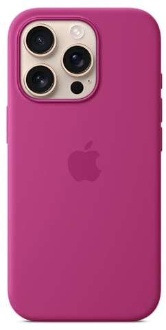 Apple iPhone 16 Pro Silicone Case with MagSafe - Fuchsia ​​​​​​​