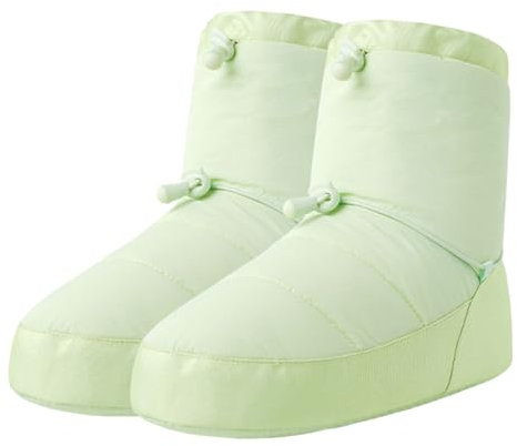 Botas de ballet para mujer, botas de baile de invierno, botas de baile de algodón, suaves, antideslizantes, cálidas