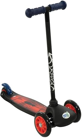 Spiderman 3-hjuls evolutionär sparkcykel lastkapacitet 50 kg