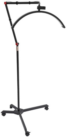 Halbmond Lampe, Beauty Lampe Stehend, 36 W,Wimpern-Licht für Wimpernverlängerungen, 360° drehbarer Lichtkopf, 2 Farbtemperaturen, Dimmbares LED Beauty-Ringlicht für Wimperntechnik,Hautpflege