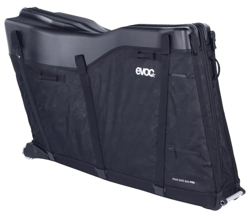 EVOC Road Bike Bag Pro Maleta para Bicicleta (Bolsa Plegable para el Transporte de Bicicletas de Carretera y triatlón, sin Quitar el Manillar ni el sillín, con Bike Stand Pro)