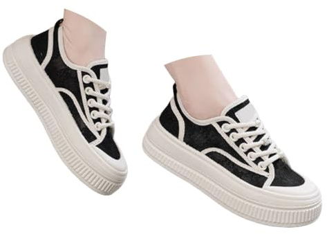 Generisch Chaussures Dirndl pour femme - En tissu blanc - Élégantes baskets traditionnelles - Élégantes - Pour l'été - Élégantes - Blanches - Plates - Pour festival - Chaussures d'été confortables