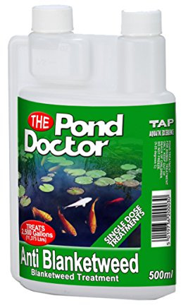 TAP POND DOCTOR ANTI BLANKETWEED WEED KOI FISH ALGAE TREATMENT FILTER GOLDFISH (500ML)