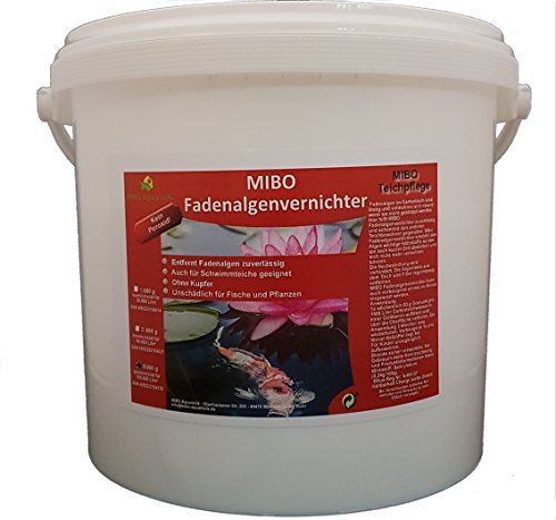 MIBO Fadenalgenvernichter 5000 g für 150.000 Liter Teichwasser Fadenalgen Stopp