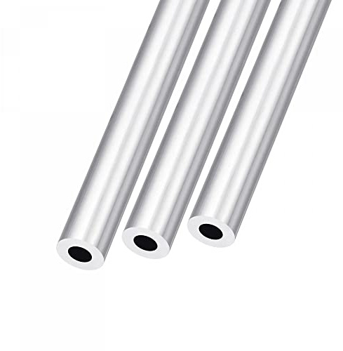 sourcing map 3Stk 6063 Alu Rohr 14mmx7mmx300mm Runde für Haus Maschinen DIY Kunsthandwerk