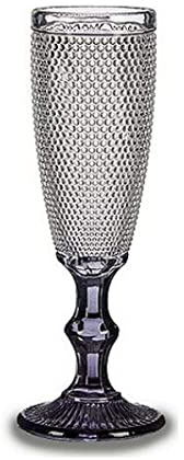 Copa de champán Transparente Antracita Vidrio 185 ml
