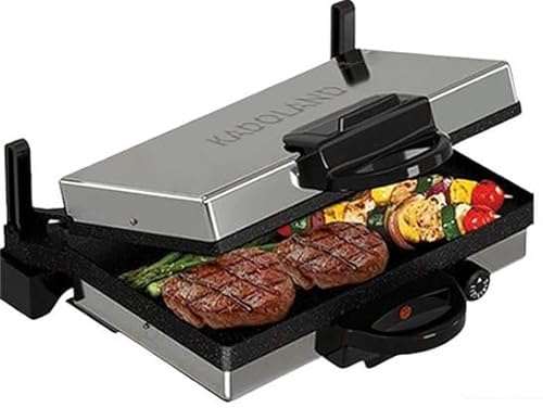 Lahmacun ve Bazlama Machine - Multi Grill - Parrilla de contacto - Parrilla eléctrica - Mesa Grill