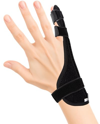 JLFDLLYYZQ 1 PCS Tutore Mignolo, Stecca Per Dito Mignolo Regolabile, Stecca Dito Mano, Stecca Metacarpale Per Dita Rotte, Lussazioni, Artrite, Tendinite E Tenosinovite, S