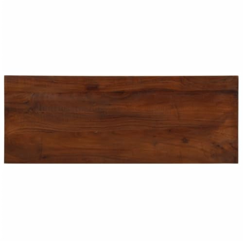 Frdhee Piano di lavoro, tavolo 70 x 40 x 2,5 cm, rettangolare in legno anticato massiccio, per scrivanie regolabili in altezza, tavoli da pranzo e altro ancora