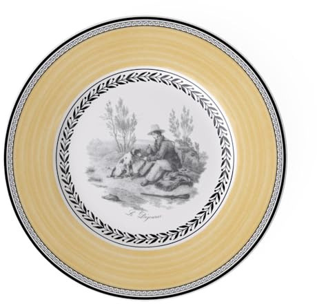 Villeroy & Boch - Audun Chasse Frühstücksteller 21,5 cm Bunt, Spülmaschinenfest, Mikrowellensicher, Kleiner Teller, Salatteller, Kuchenteller, Geschirr, Premium Porzellan