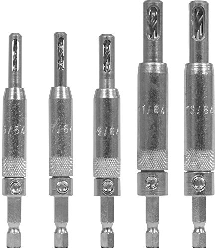 Quick Change Hinge Bit Set - 5 Piece Set - By Snappy