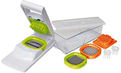 Moha Moderne Haushaltwaren AG 25226 Croco Chips e Chopper di Verdure, Multi-Colore