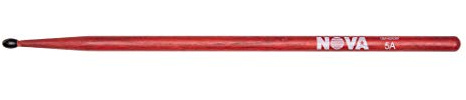 Vic FIrth - NOVA Drumsticks - 5AN - Nylon Tip - Red