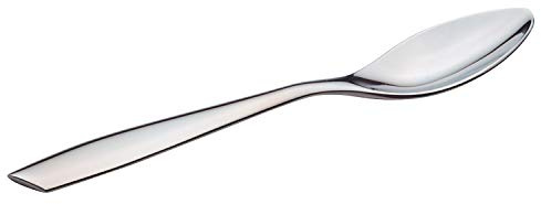 PIAZZA Confezione da 12 Cucchiaini da Thè e Caffè in Acciaio Inox - Linea Copenhagen - Lunghezza 15 cm